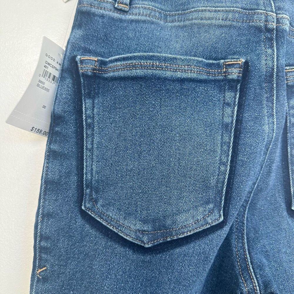 Good American Distressed Blue Skinny Jeans - Picture 6 of 11